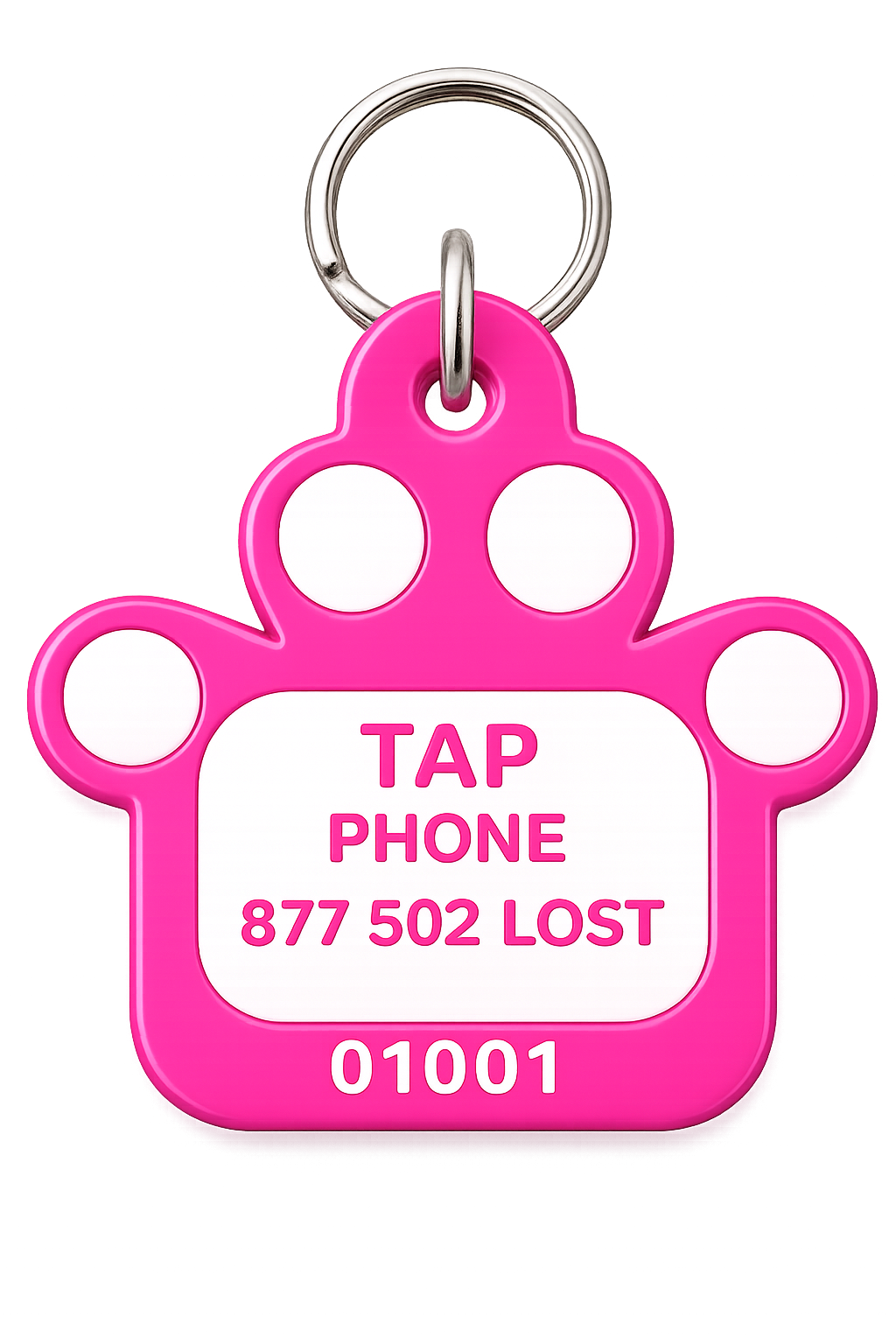 Magenta Smart NFC Pet Tag